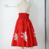 フラダンス 衣装 パウスカート レッド系 フラガールズ HULA GIIRLS 赤 モンステラ柄 プルメリア柄 ハワイアンプリント アロハ フラ ダンス レッスン 練習 華やか 鮮やか かわいい おしゃれ シングル 軽やか ダンス衣装 ハワイアンダンス レディース ホワイト系 スカート パウスカート レッド ホワイト フラ衣装 ふらだんす 衣装 レッスン着 練習用 ダンス練習 レッスン フラガール フラガールズ HULA ポリエステル コットン 混素材 コットン混 モンステラ プルメリア ハワイ 柄