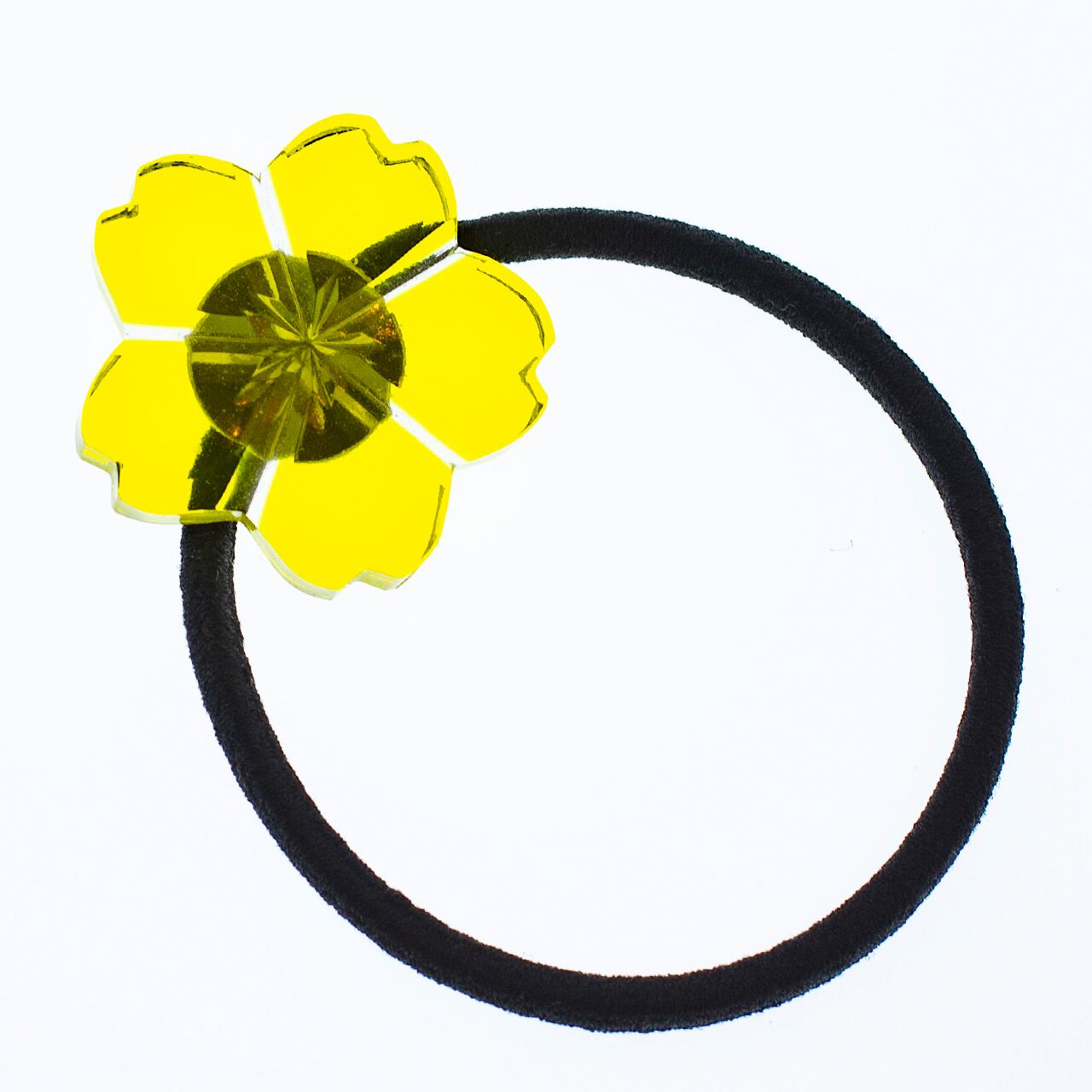 ヘアゴム 桜型（単色） | 美の匠 ガラス工房 弟子丸