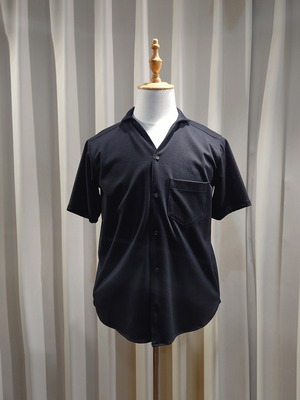 Garage.U.W TWILL PONTE ECHOES SHIRT BLACK