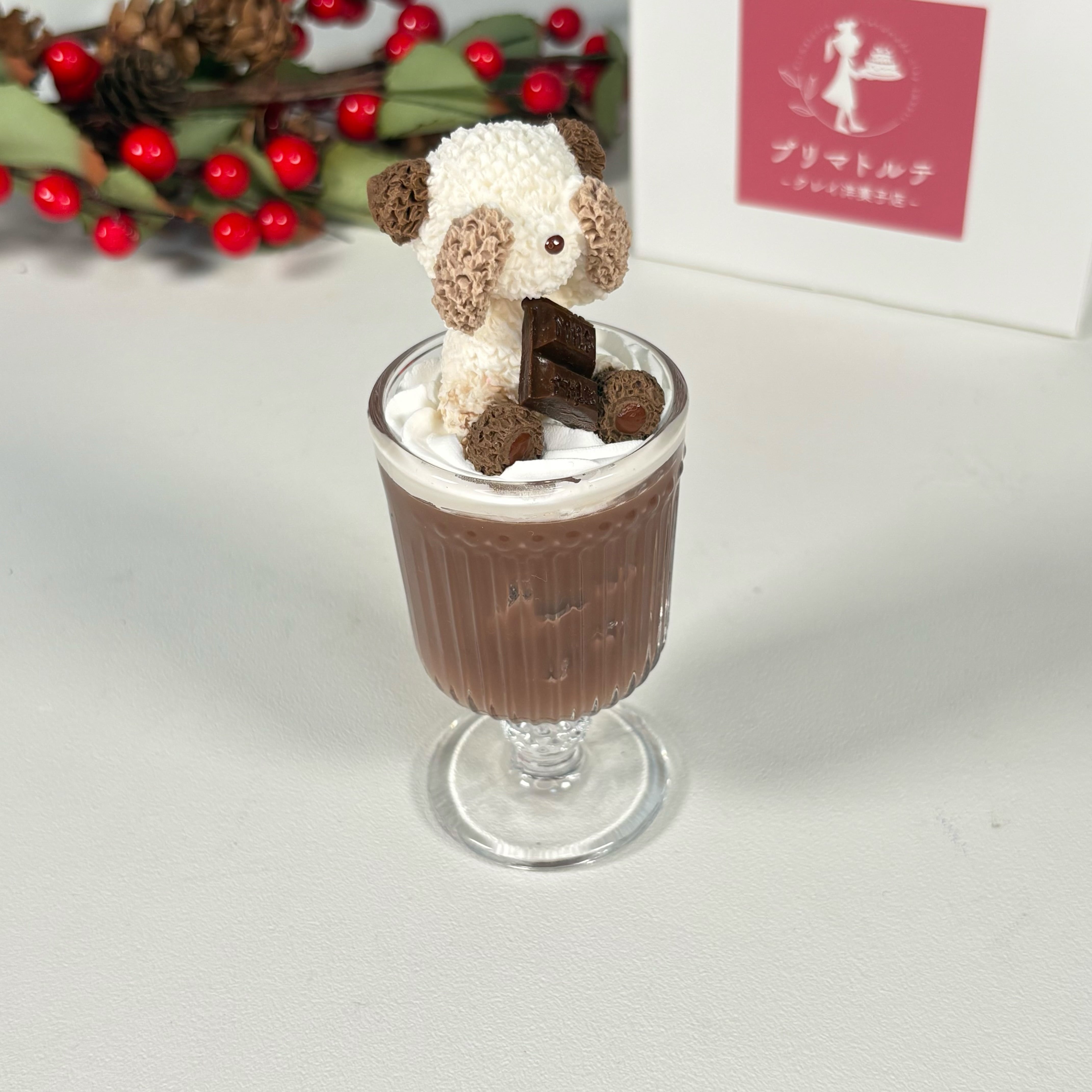 ココアクリームラテくまさんのオブジェ