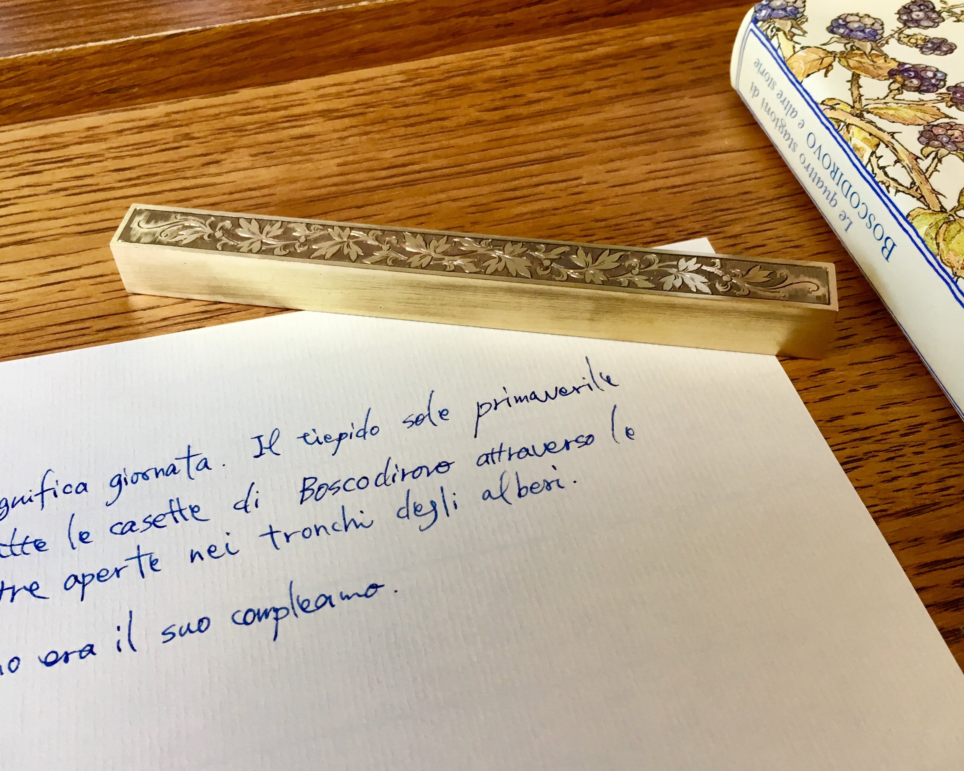 Pressacarte “Quadrato” 真鍮／文鎮 | Martello d'Oro