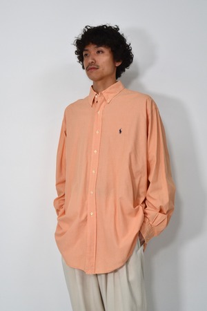90s Ralph Lauren "BLAKE" check pattern cotton shirt