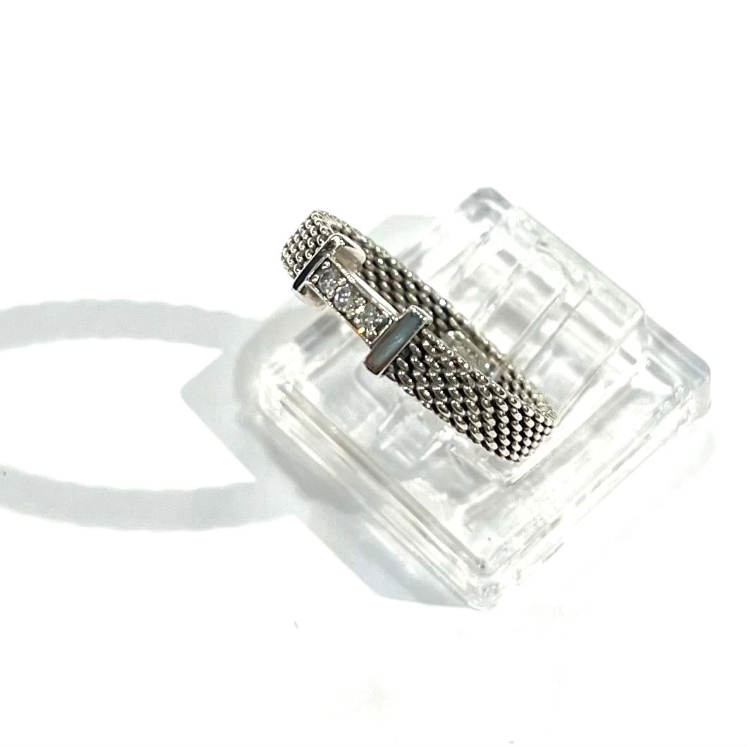希少【TIFFANY&CO】【9号】2598 3粒ダイヤモンド サマセット指輪