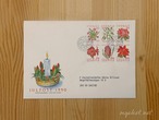 スウェーデン「Julblommor」初日カバー（1990年/クリスマス/Lars Sjooblom/First day Cover/Forstadagsbrev）
