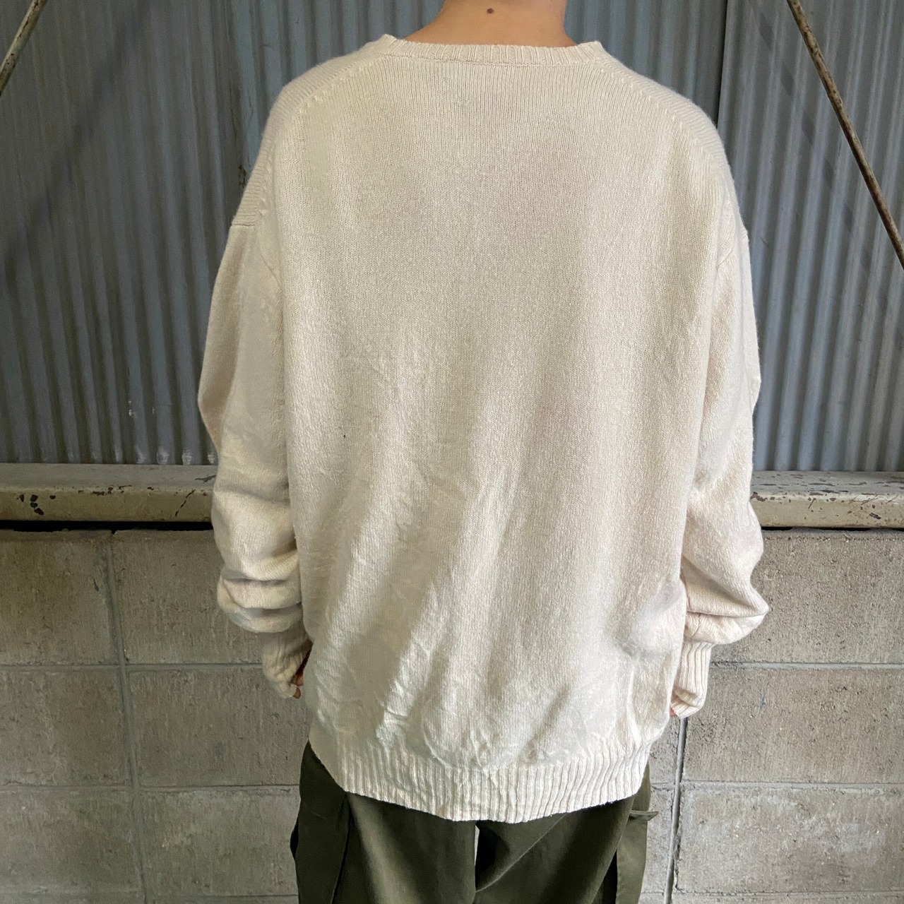 Polo by Ralph Lauren オールドラルフローレン Vネック ウールニット 