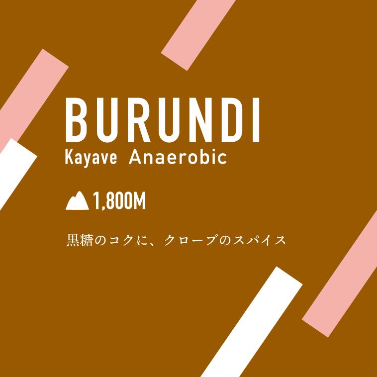 BURUNDI Kayave Anaerobic|シングルオリジン|100g|¥1,510