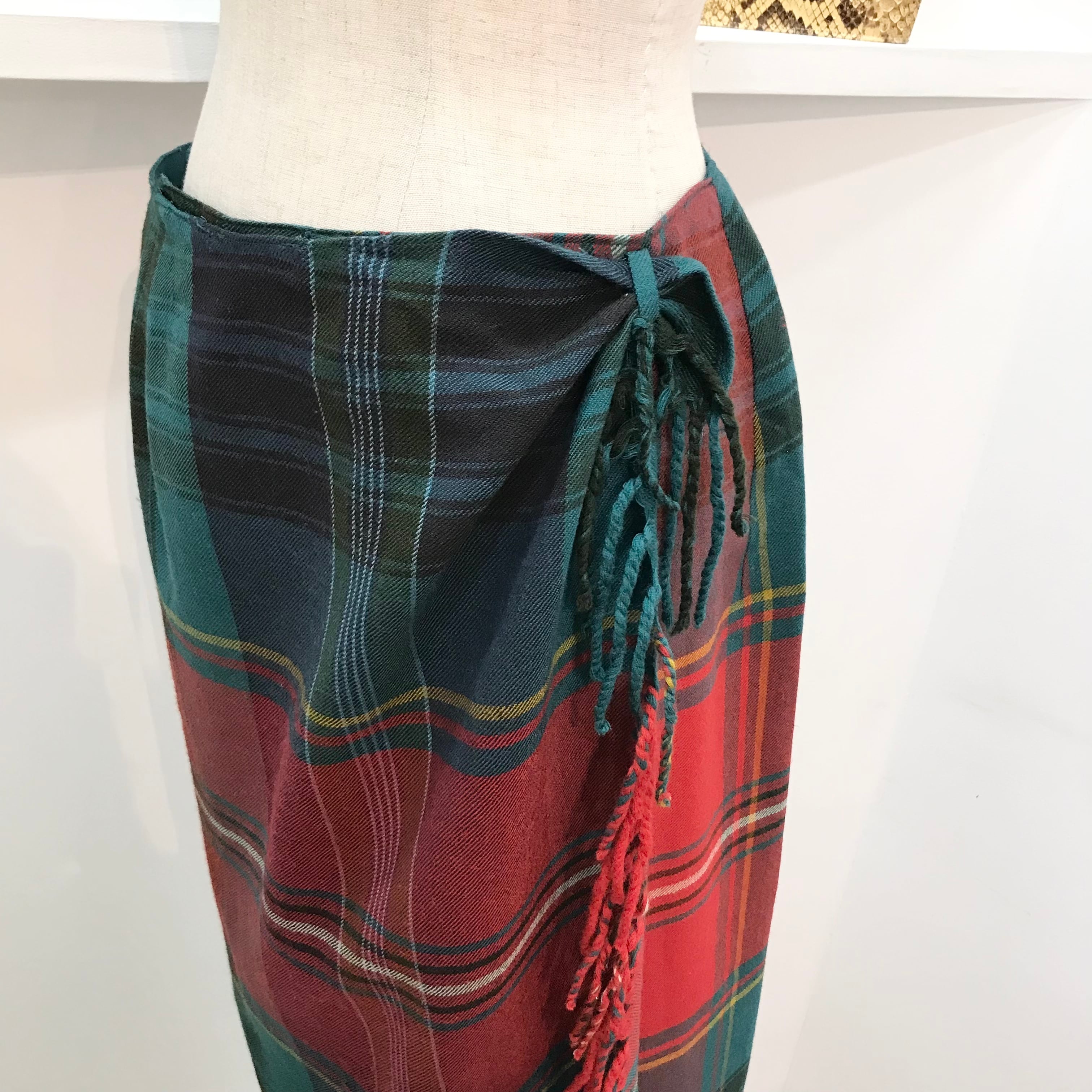 RalphLauren/skirt/check/ラルフローレン/巻きスカート/チェック RalphLauren/skirt/check/ラルフローレン/巻きスカート/チェック