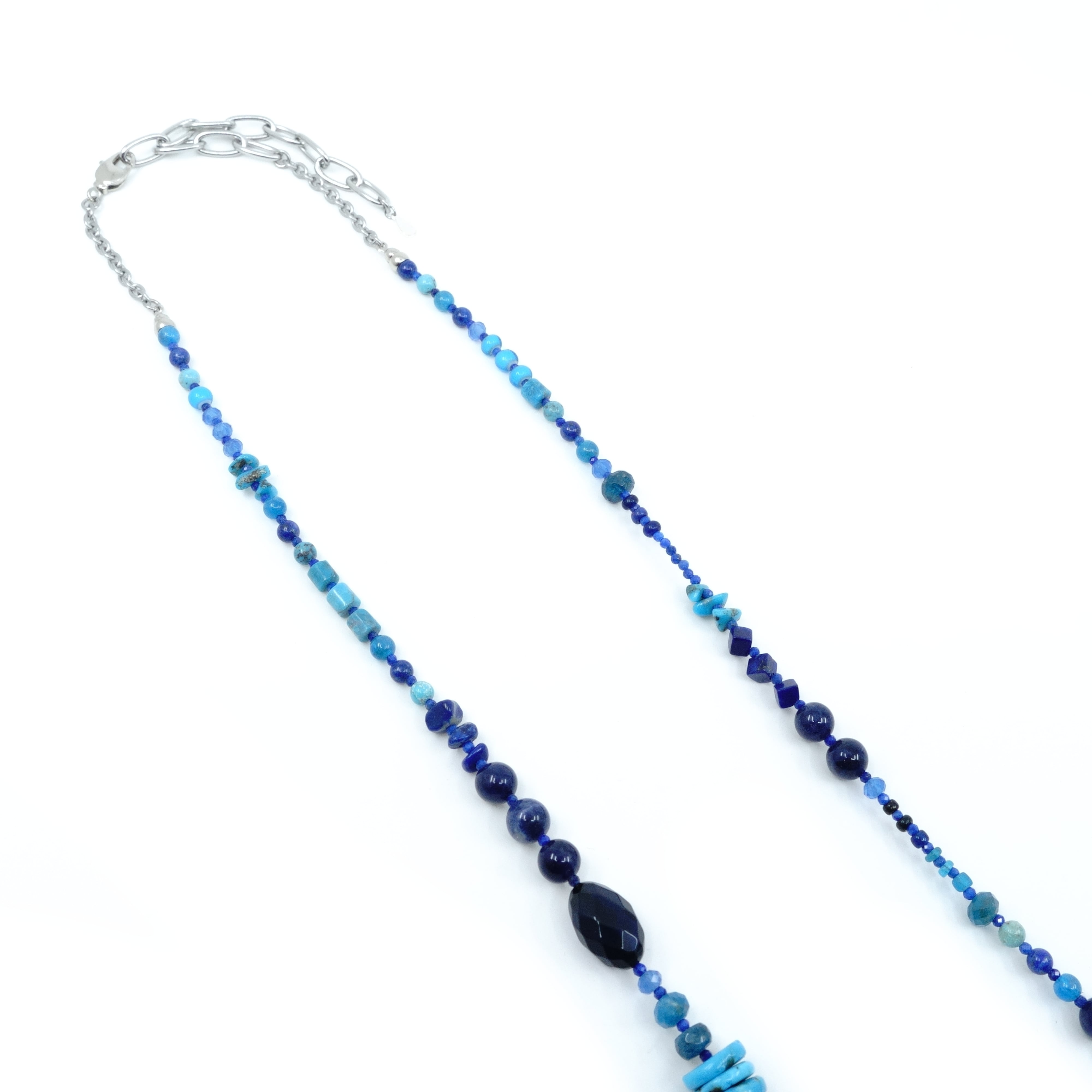 gunda ビーズネックレス 先行受注】gunda<ガンダ>VEIN NECKLACE/Blue [ヴェイン ネックレス