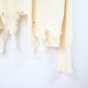 Leh / GANKO別注×damage waffle L/S sweater