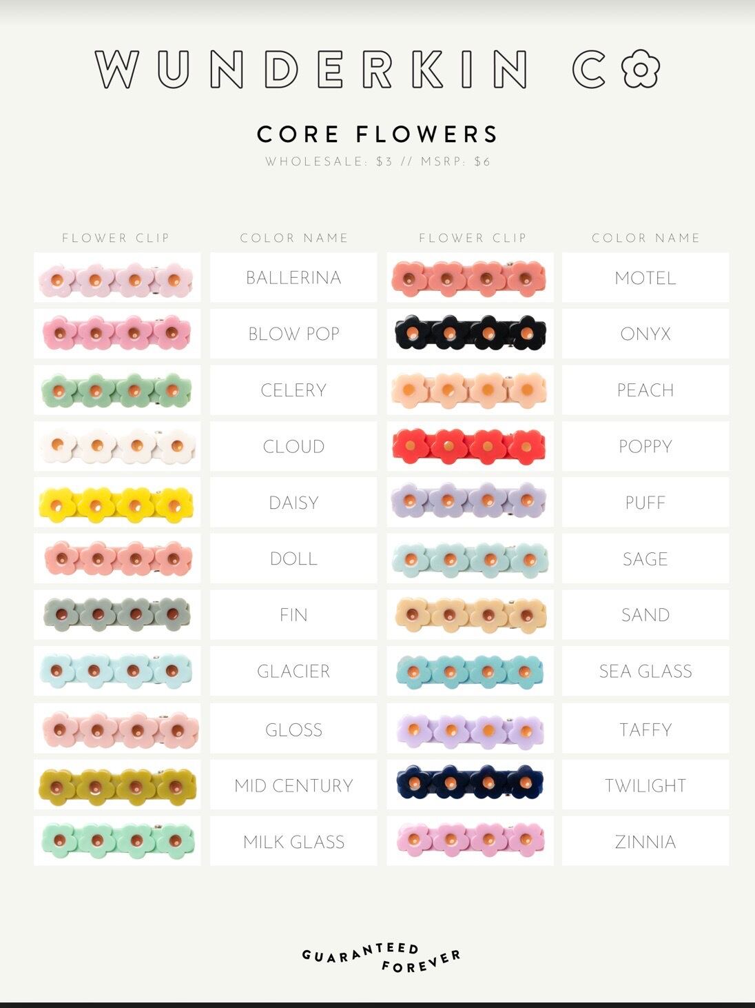 Wunderkin Co.】Flower Clip // WS フラワークリップ wunderkin ヘア