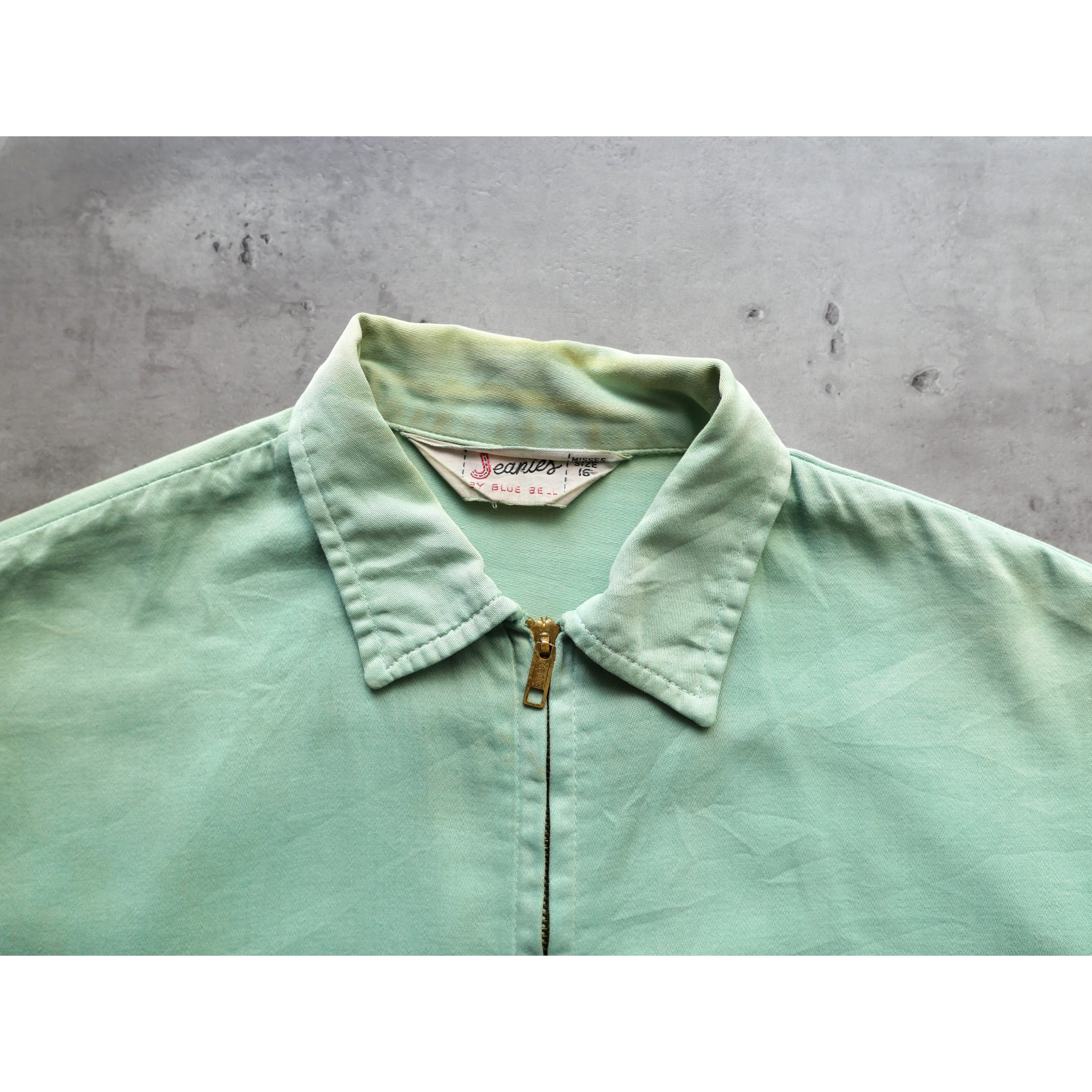 50s- jeanies by blue bell vintage drizzler jkt lime green ジー ...