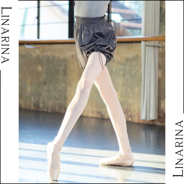 【即納】ルセレ ウォームアップパンツ ショート丈 グレー (XL)  L0642