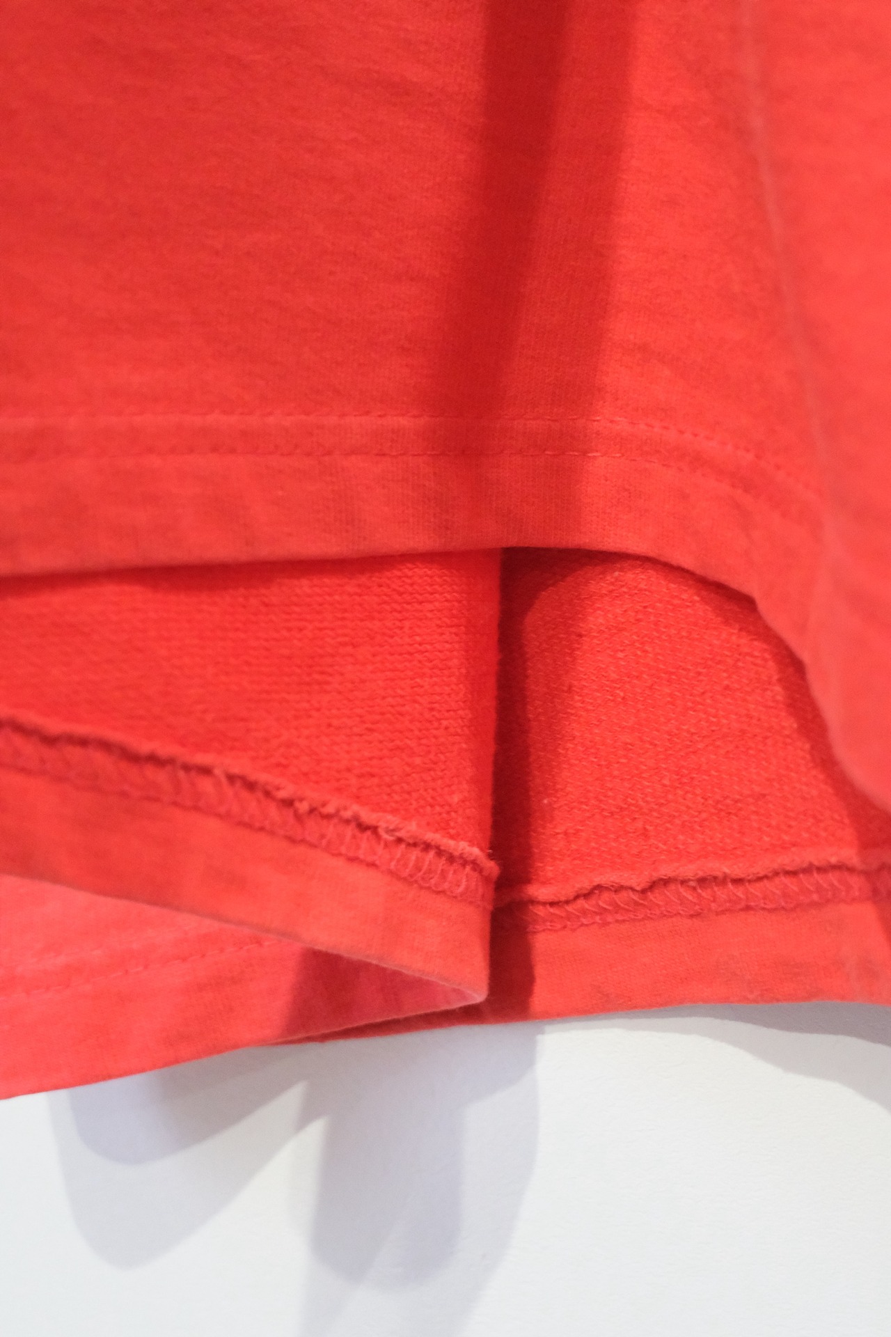 Marimekko red arch logo heavy cotton top