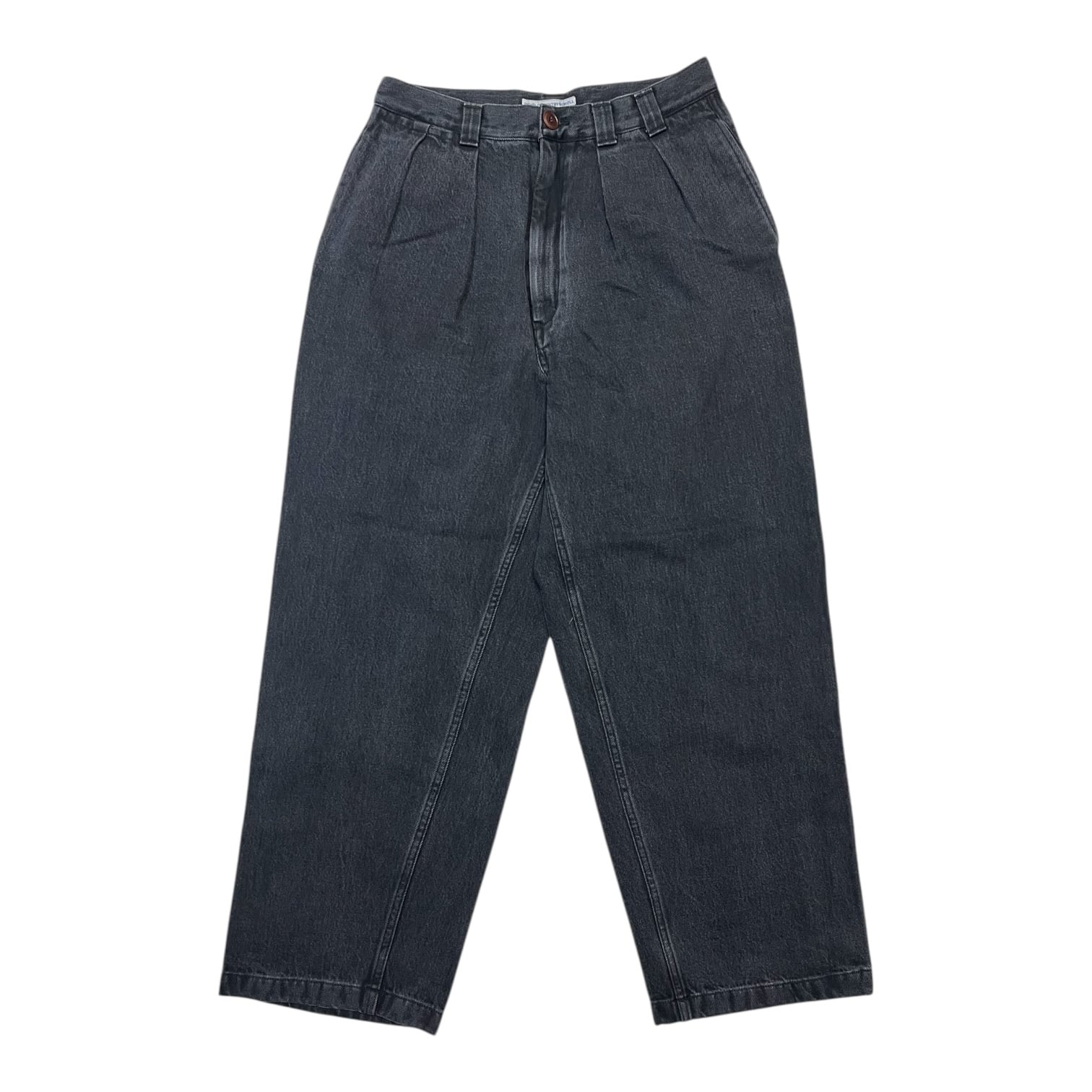 【NO ROLL】THICKWALK PANTS BLACK DENIM〈国内送料無料〉