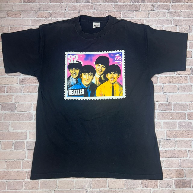 Ⓚ1990'S  BEATLES 32 USA  T-SHIRT