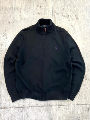 POLO Ralph Lauren cotton halfzip knit #H201