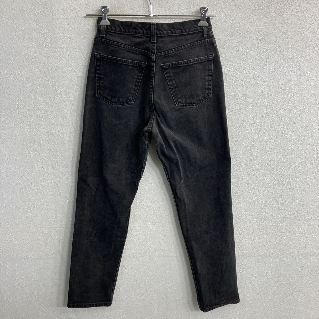 00s～ GAP レディース デニムパンツ 8 ブラック ギャップ ジップアップ 