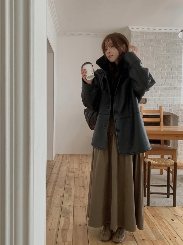 (予約) miel / Kenneth skirt 1color