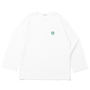 ALPSDR GR LOGO PATCH LS TEE / WHITE