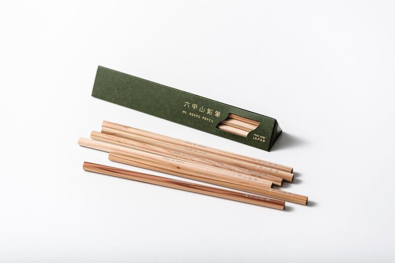 六甲山鉛筆（6本入 / 2B ）（GREEN） | MAR_U Web Shop