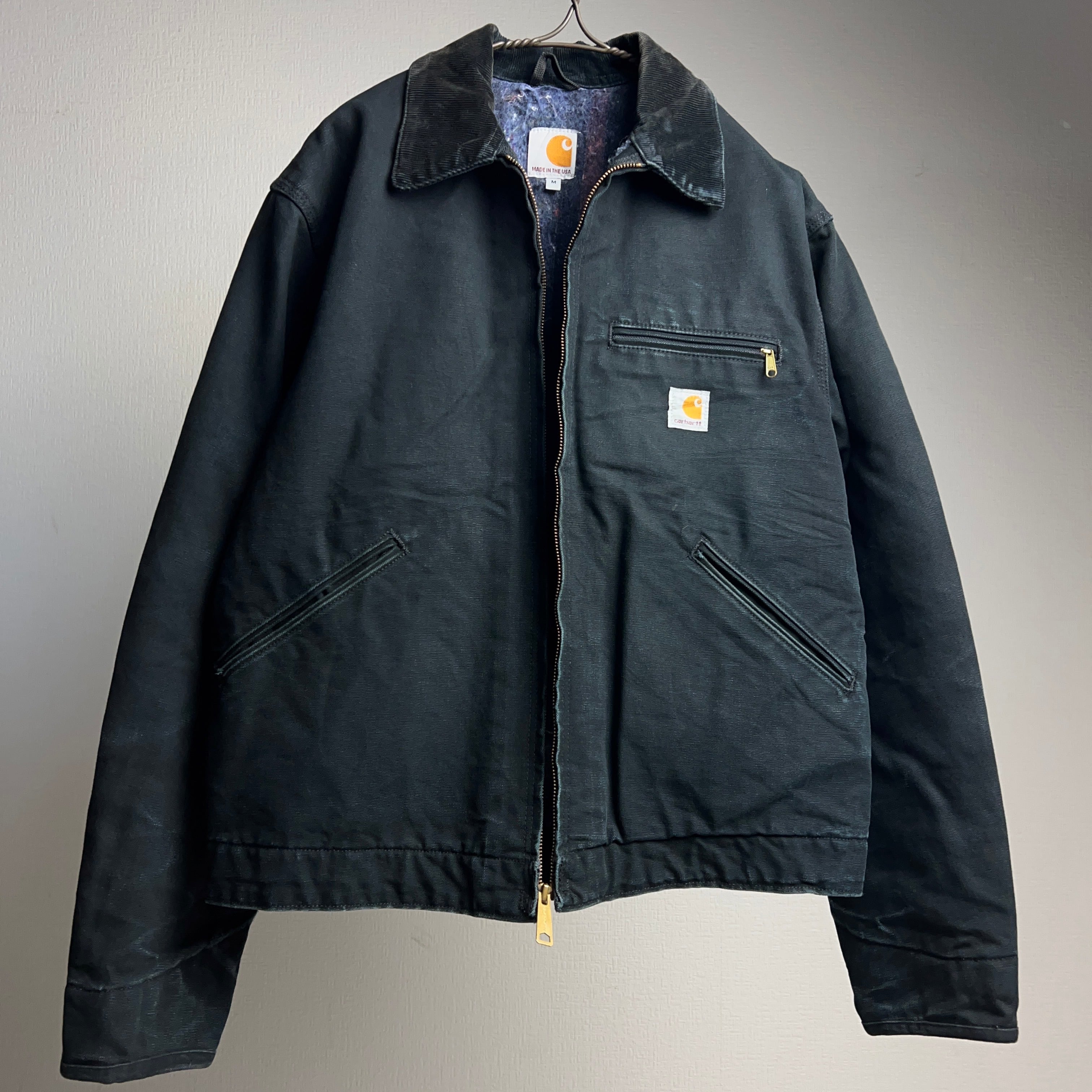 “Carhartt” Detroit Jacket USA製 SIZE M カーハート デトロイトジャケット 黒  125周年モデル【0929A99】【送料無料】