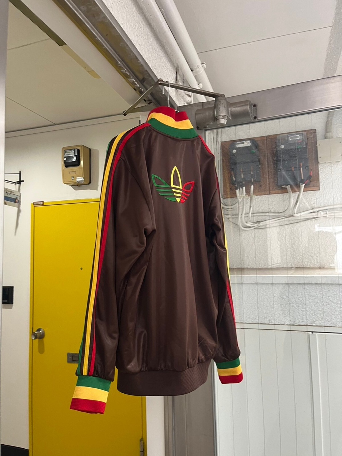 Adidas Rasta Collar Track jacket brown | mesen
