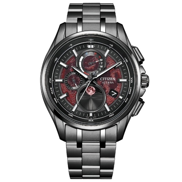 【人気商品】CITIZEN ATTESA シチズン アテッサ ブラックチタンシリーズ 世界限定2,200本 電波時計 エコドライブ メンズ腕時計 BY1005-73Z
