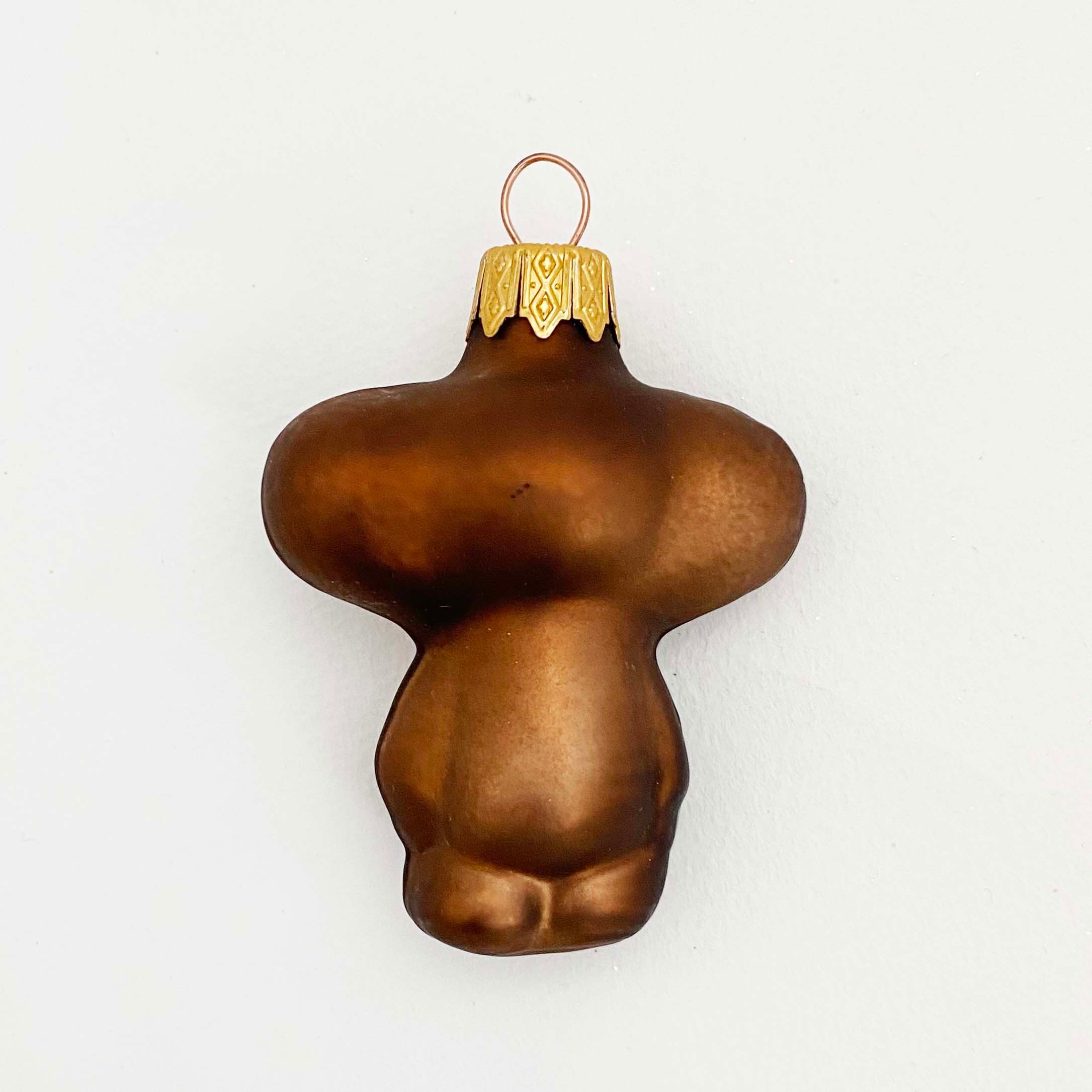 ウクライナ製 ガラスオーナメント(チェブラーシカ)