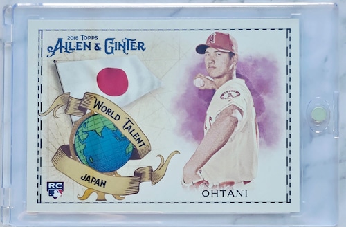 Shohei Ohtani 2018 RC Allen and Ginter World Talent Japan