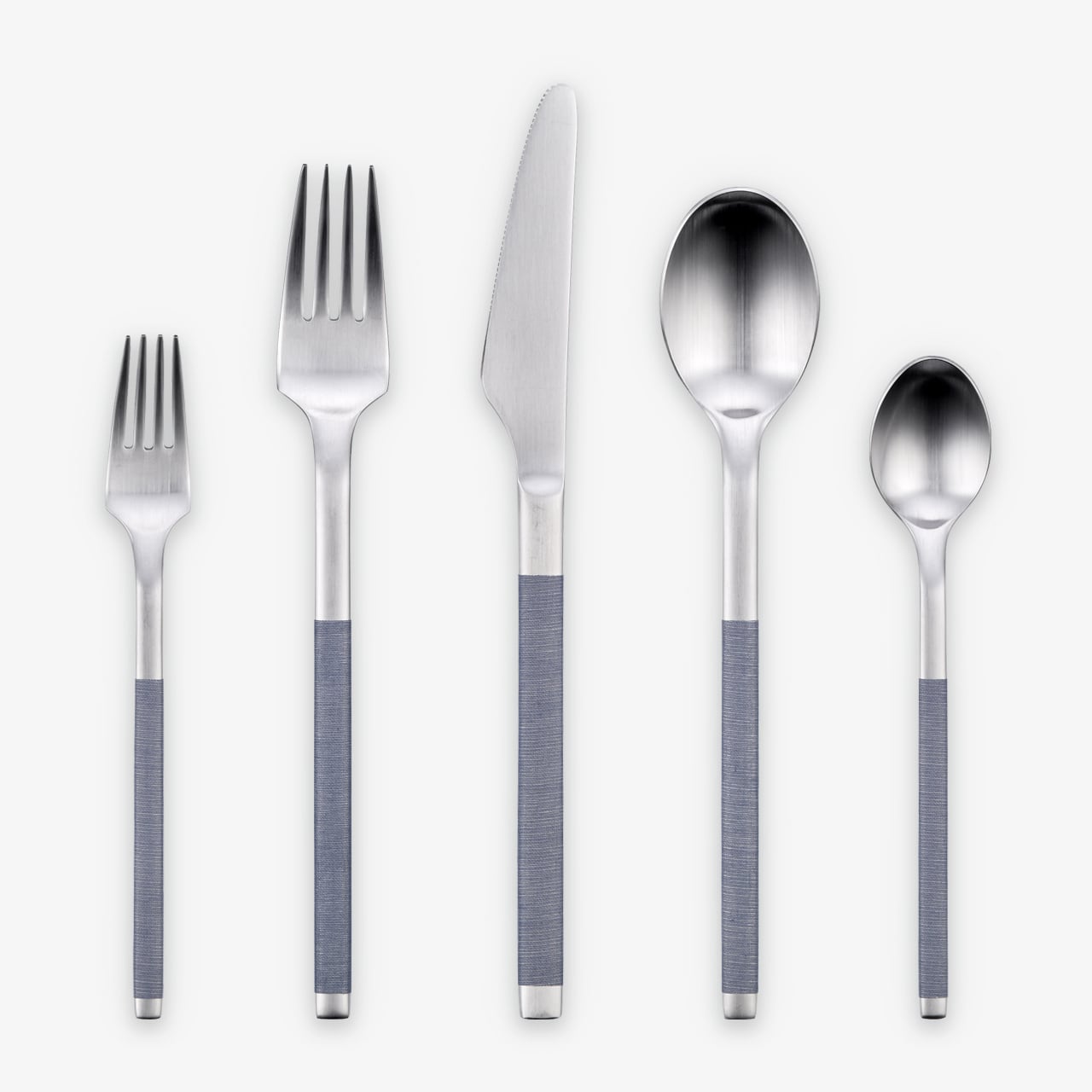 サクライ/布着せカトラリー/コージー色彩ディナーセット/デザート