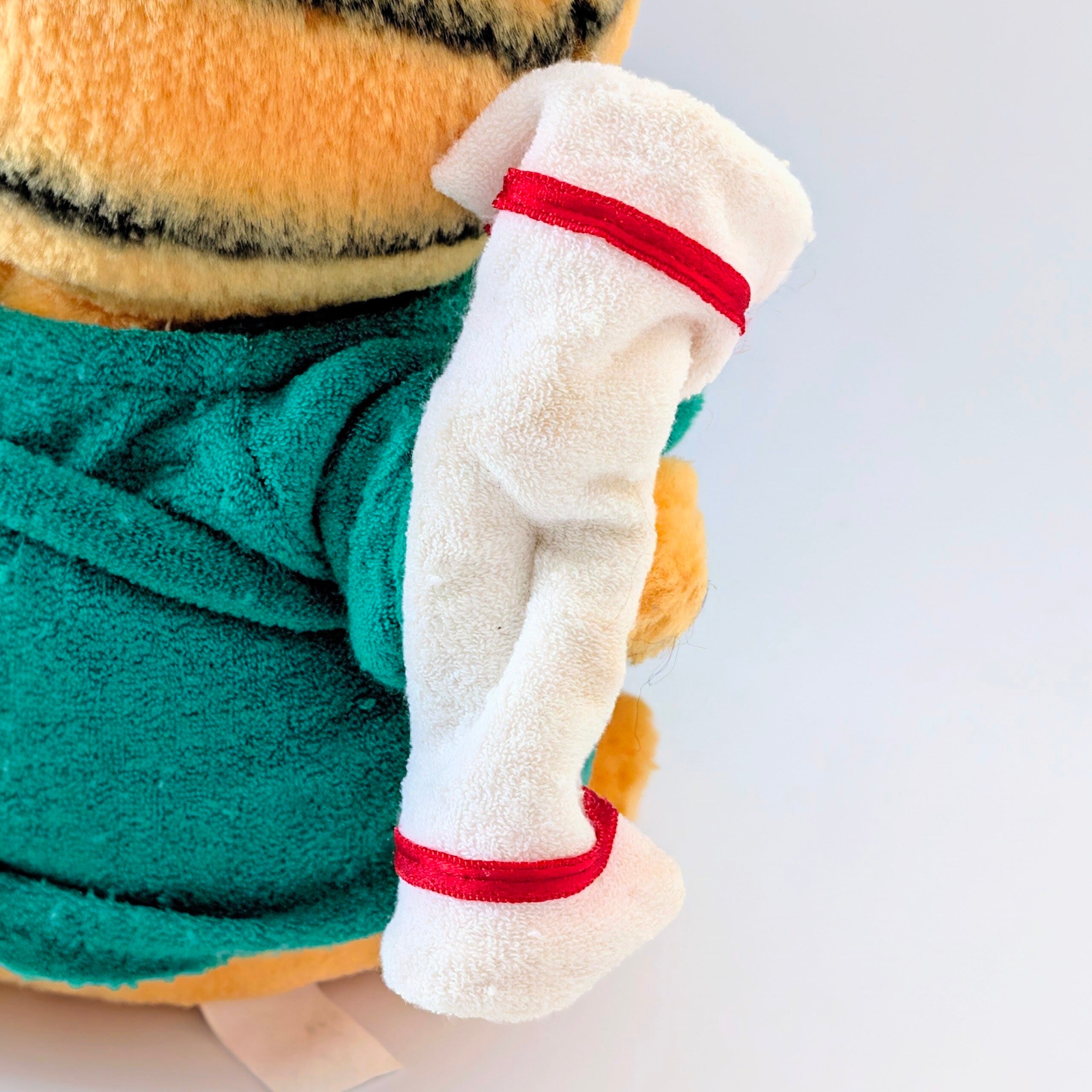 ☆ VINTAGE 1980年代初期 ☆【 Garfield ( ガーフィールド ) 】『 Zzz... オヤスミ歯磨きガーフィールド 』ぬいぐるみ プラッシュ plush 1980年代年製 〚アメリカン雑貨 アメトイ〛