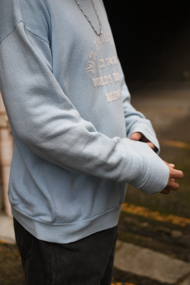 OK/70's flocky print sweat.