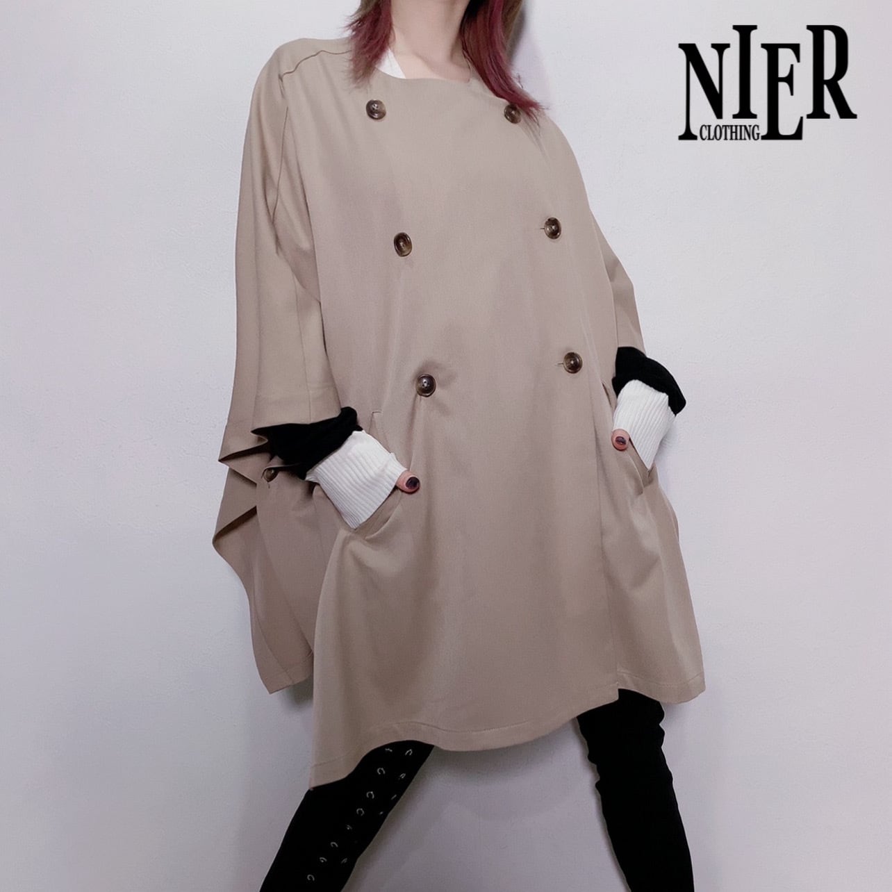 春夏用ポンチョ風トレンチコート | NIER CLOTHING powered by BASE