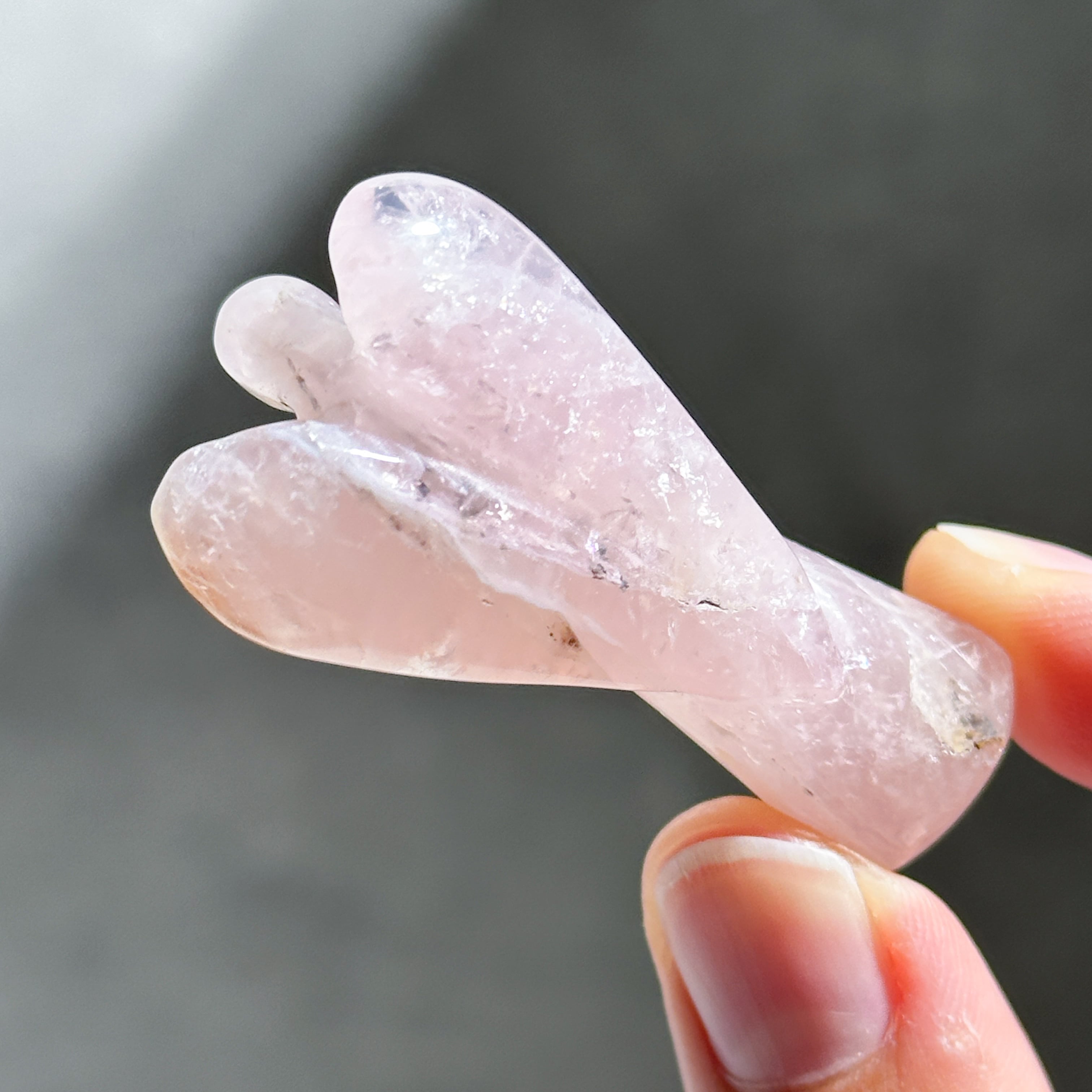 最終値下げ　高品質　ジェムローズクォーツ　ゴールデンヒーラー　ポイント　タワー ゴールデンヒーラー×ローズクォーツ ミディアムエンジェル 11◇ Golden