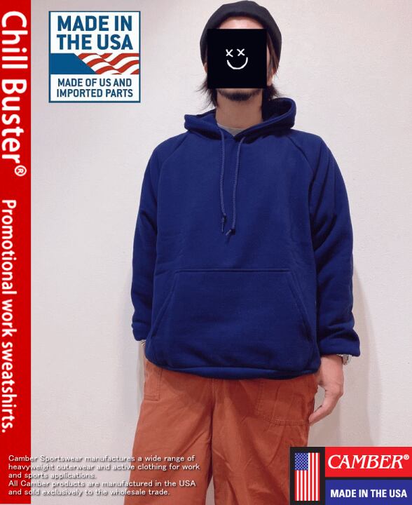 CAMBER キャンバー NAVY ネイビー CHILL BUSTER PULLOVER HOODED