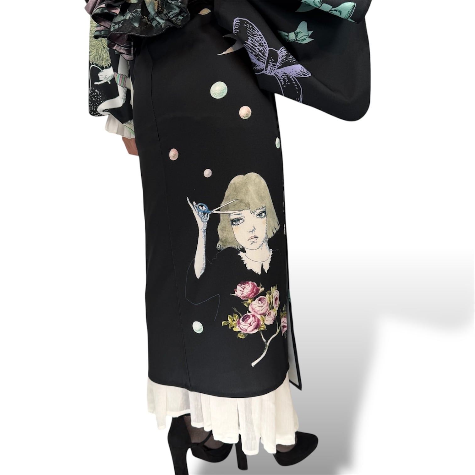 第2ロッド】キモノグラース×KIMONOanne.×宇野亞喜良 コラボ着物