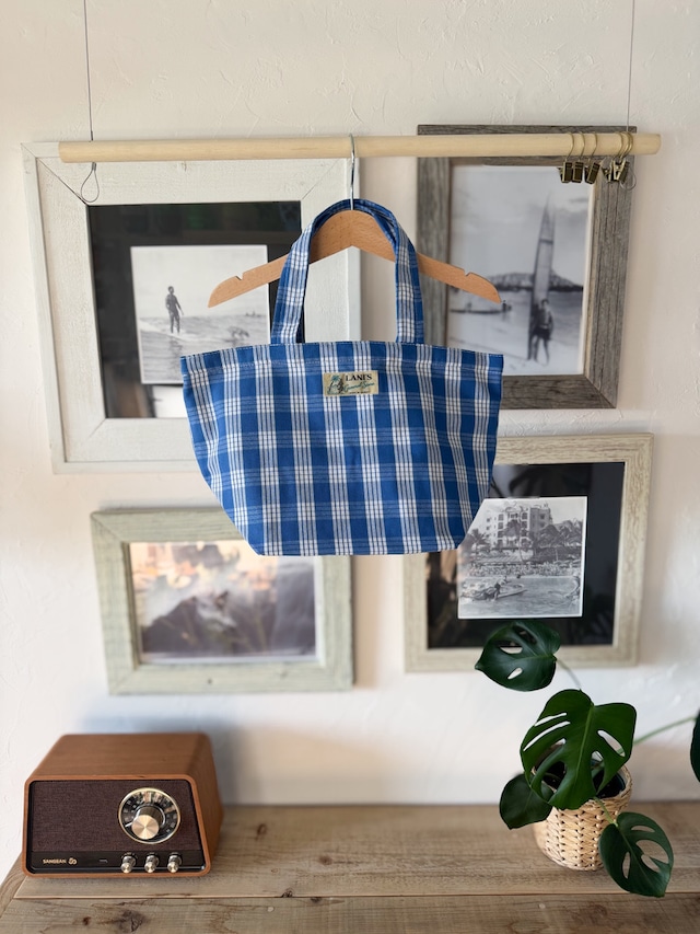 【LANI'S General Store】Palaka mini Tote Bag