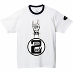 ZEBABY WILL ROCK YOU! T-SHIRT (ADULT WHITE & BLACK)