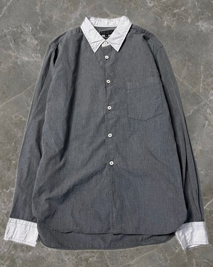 "COMME des GARÇONS AD2014" coller cuffs design shirt
