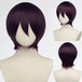 コスプレ耐熱ウィッグ 汎用カラー ダークパープル ショートウィッグ ★銀魂/高杉晋助 等 ★にじさんじ/剣持刀也 等 ★192色のバリエーション！多様キャラのコスプレに最適です！ 【1303-172】 ★即納品★