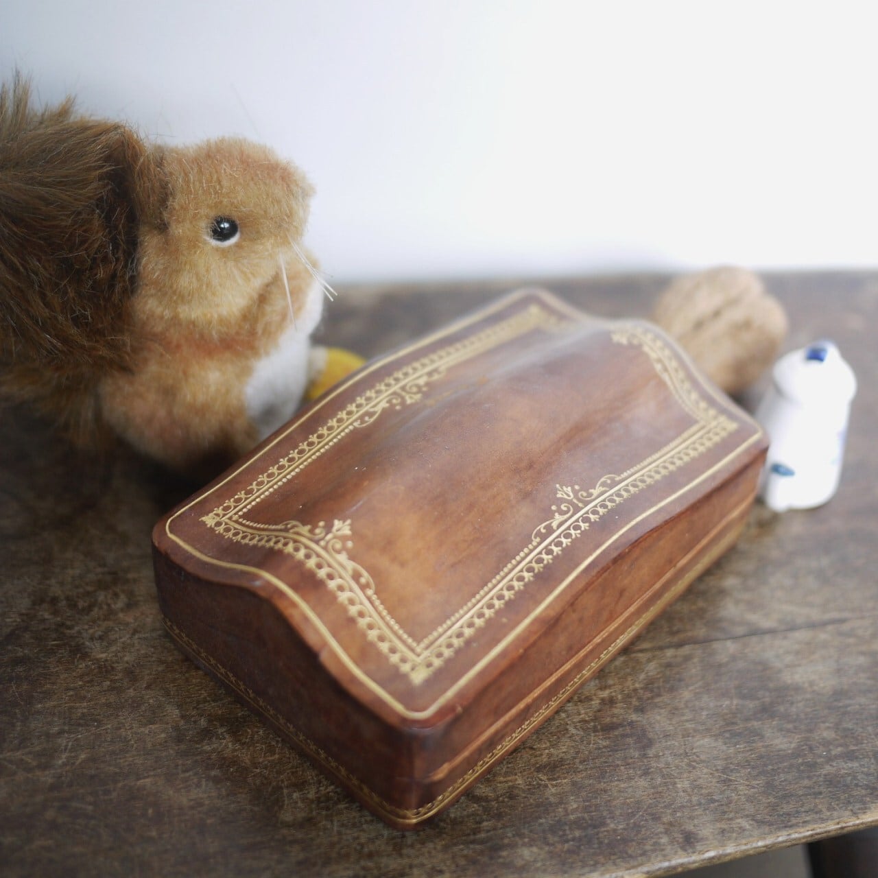 皮革ジュエリーボックス ヴィンテージ イタリア