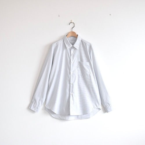 MANUAL ALPHABET | 100/2 POPLIN STRIPE LOOSE FIT RC SHIRT　ストライプ シャツ