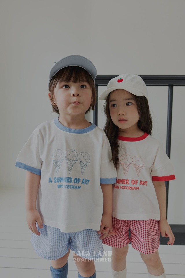 《予約》送料無料【lalaland】Ice Cream T