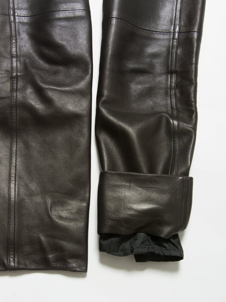 agnes b.】Made in France sheepskin leather pants（アニエス・ベー 