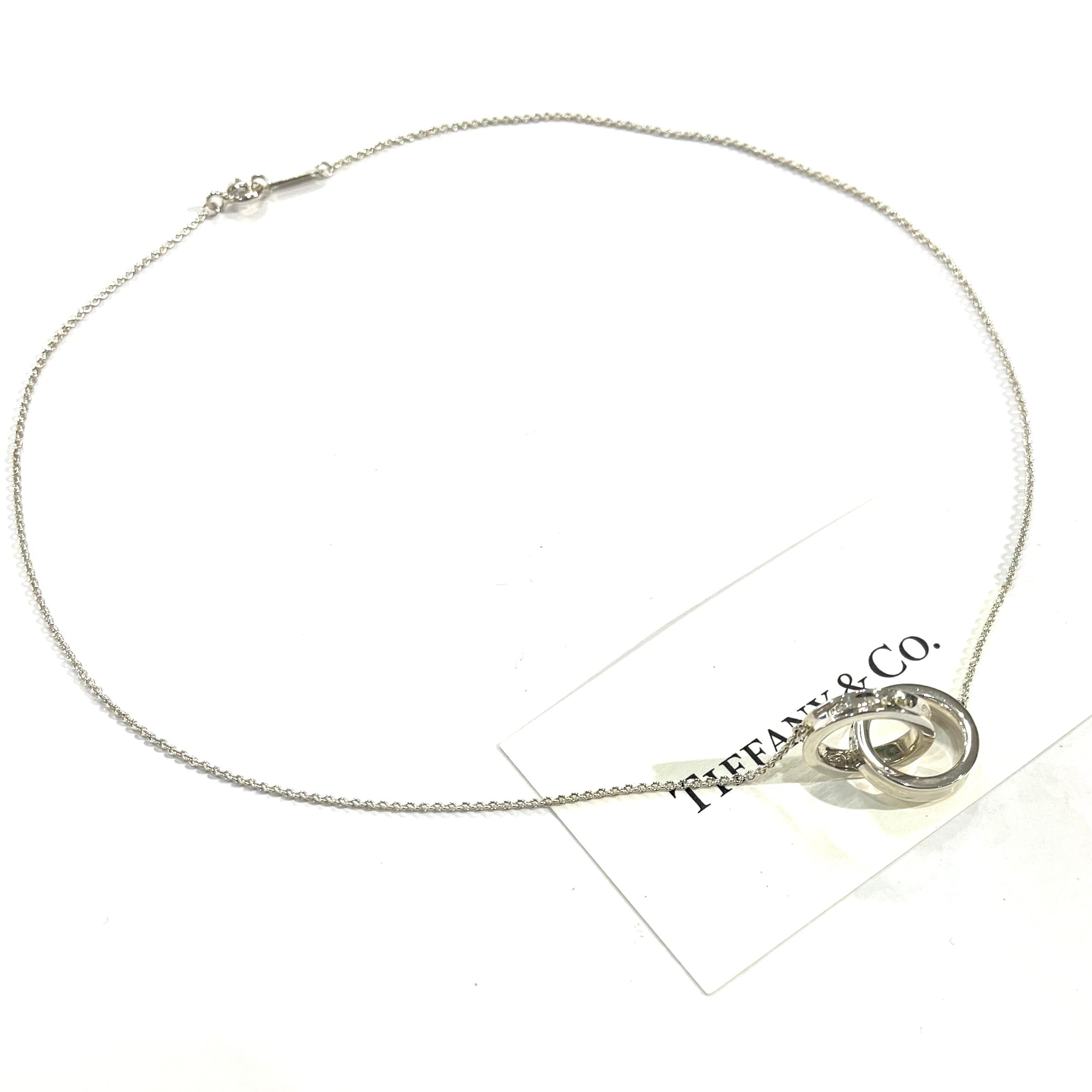 TIFFANY&CO.】2625 インターロッキング サークル ネックレス SV925