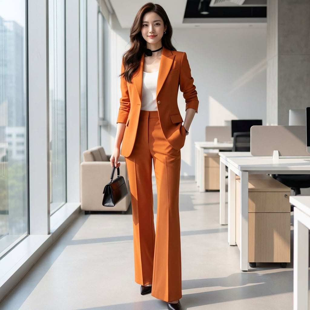 テーラードジャケットandパンツスーツ(3color) A0989