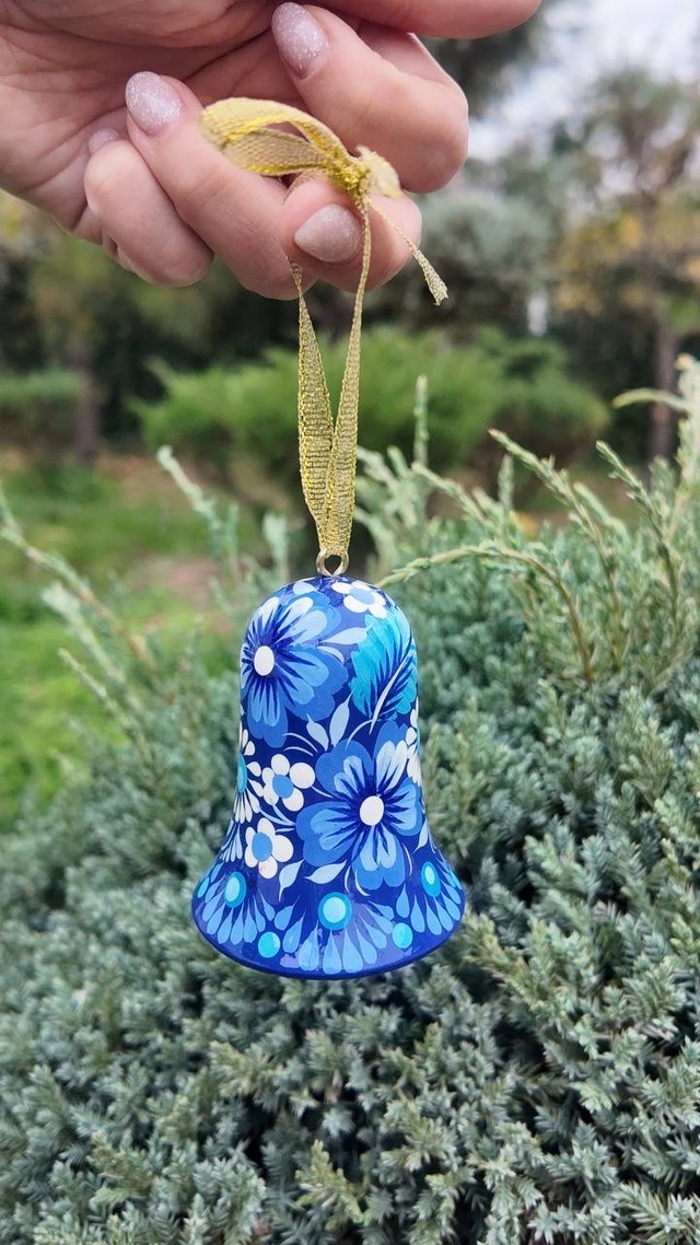 クリスマスデコレーション　ベル1点のみ（ティモシェンコ作）