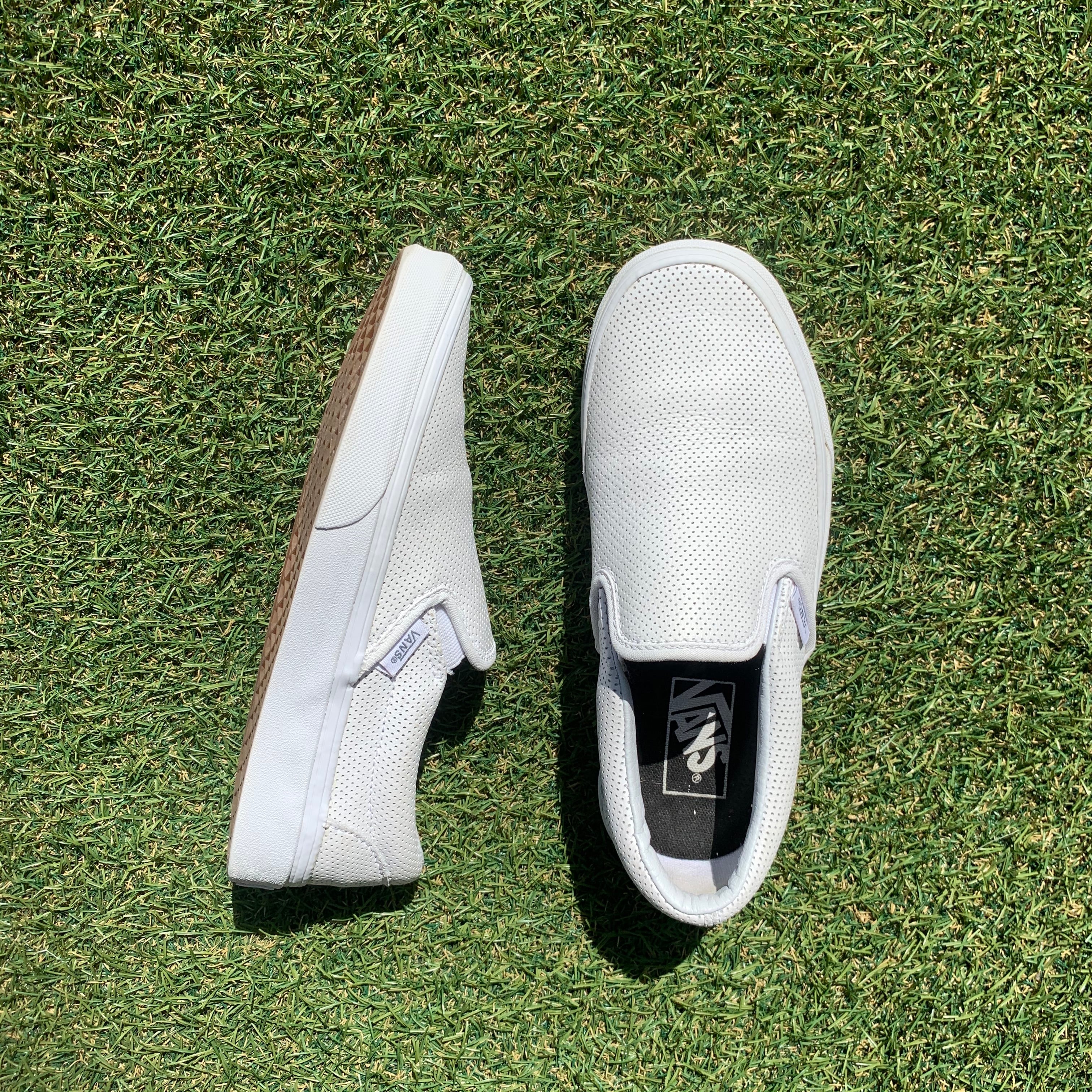 US企画!VANS SLIP-ON ヴァンズ スリッポン パンチングレザー E349 | reshoe