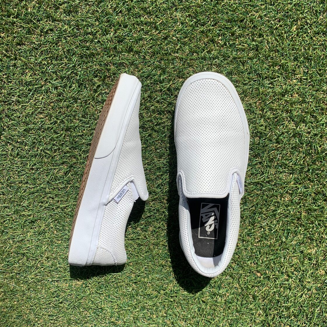 US企画!VANS SLIP-ON ヴァンズ スリッポン パンチングレザー E349 | PAY ID