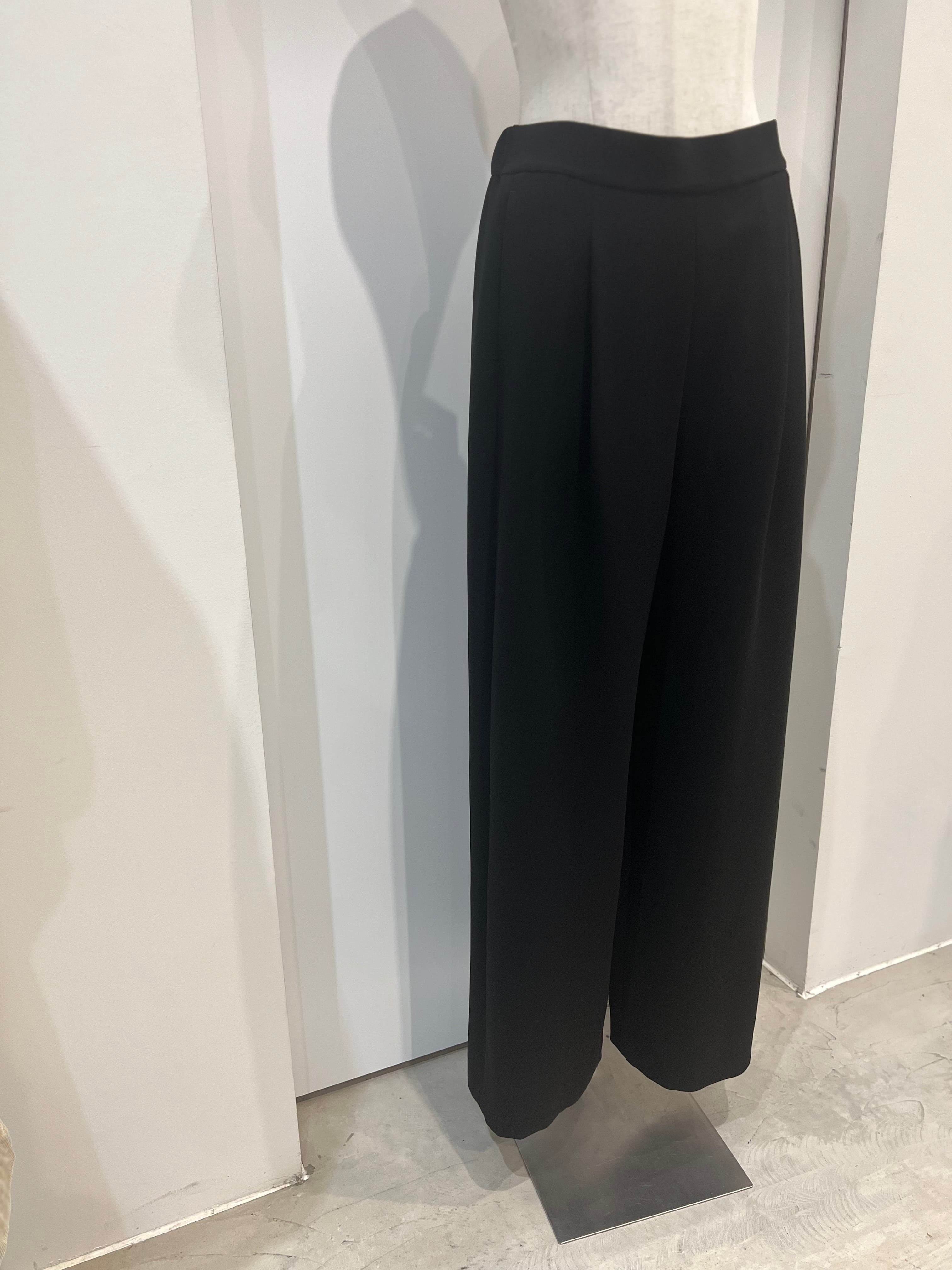 【PASSIONE】タック入りジョーゼットワイドパンツ 536610